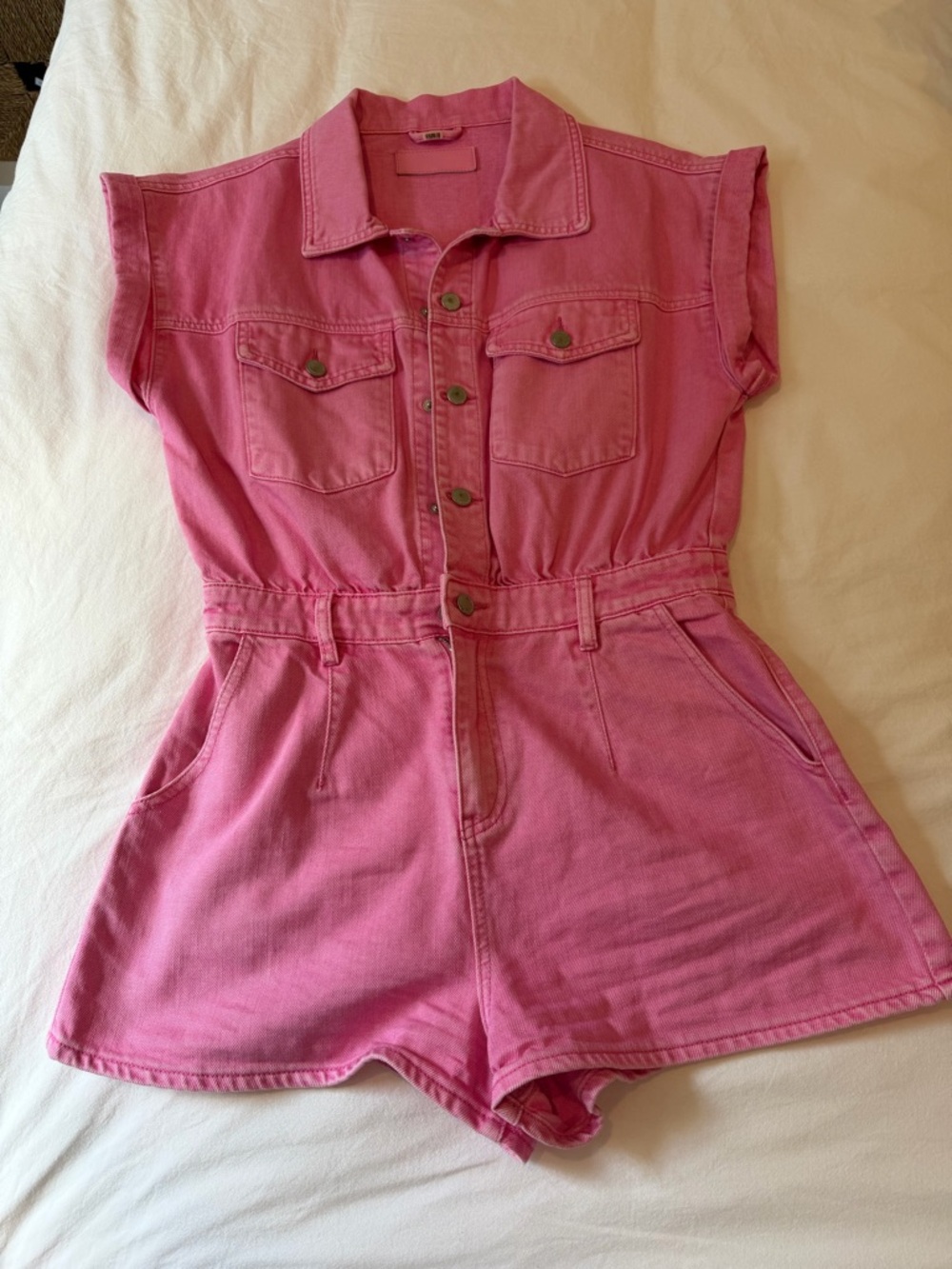 BLANKNYC Barbie Pink Romper